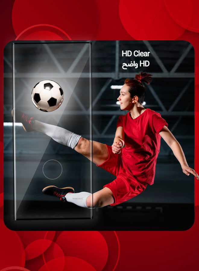 MARGOUN 2 Pack for Samsung Galaxy Note20 Ultra 5G Tempered Glass Screen Protector Anti-Scratch Case Friendly HD Clear Protective Film Clear - Image 5