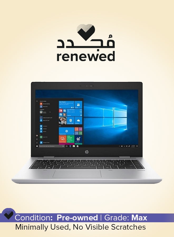 HP Renewed - Probook 640 G4 Laptop With 14 Inch Display,Core i5/8th Gen/Dual Core/8GB RAM/256GB SSD/Windows 10 English Silver  - Image 1