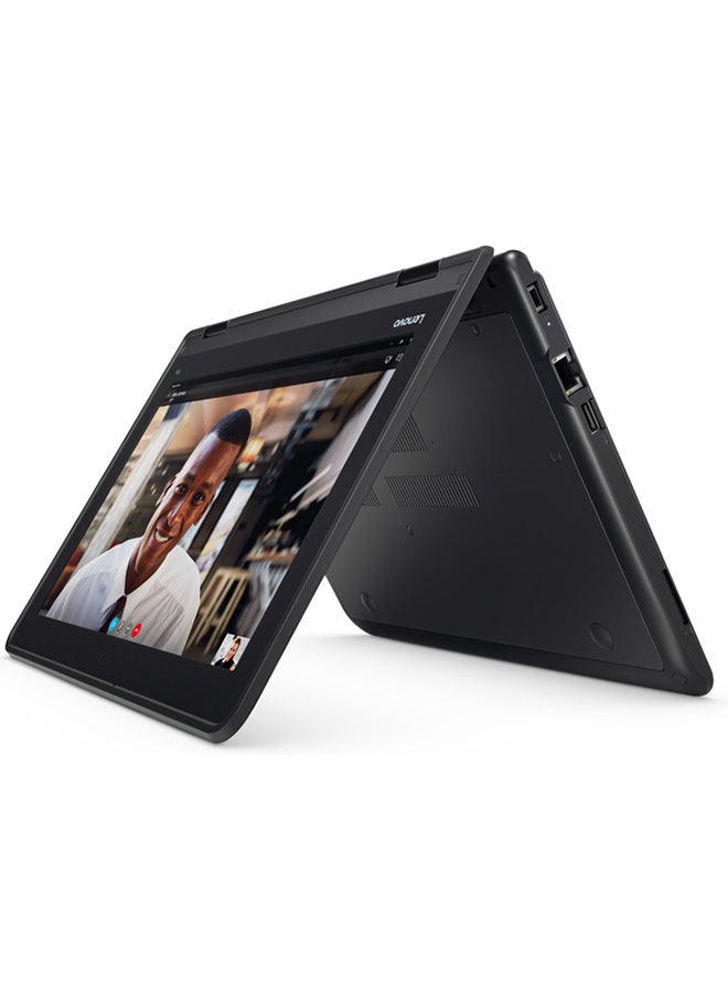Lenovo - Renewed - Thinkpad 11e Yoga Laptop With 11.6-Inch HD Touch Screen Display,Intel Celeron/4th Gen/4GB DDR4 RAM/256GB SSD/Windows 10 Pro English Black - Image 1