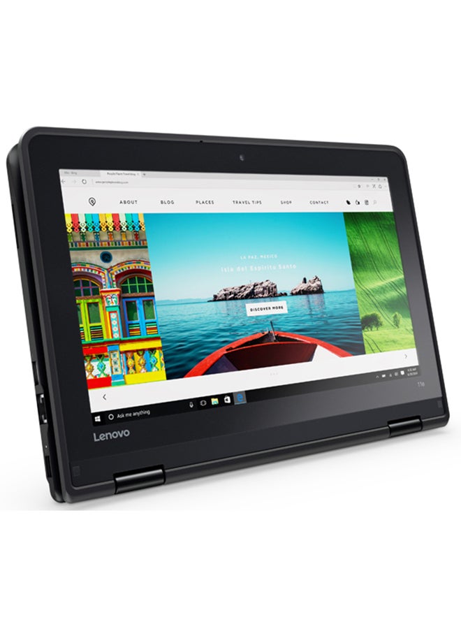 Lenovo - Renewed - Thinkpad 11e Yoga Laptop With 11.6-Inch HD Touch Screen Display,Intel Celeron/4th Gen/4GB DDR4 RAM/256GB SSD/Windows 10 Pro English Black - Image 1