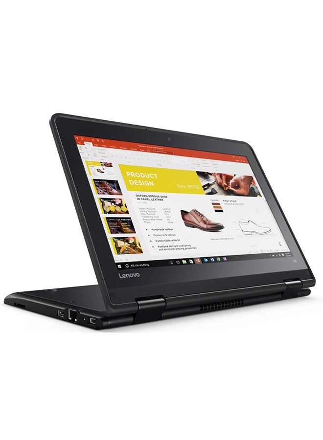 Lenovo - Renewed - Thinkpad 11e Yoga Laptop With 11.6-Inch HD Touch Screen Display,Intel Celeron/4th Gen/4GB DDR4 RAM/256GB SSD/Windows 10 Pro English Black - Image 1