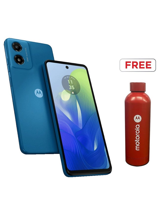 Motorola Moto G04s 4G Dual Sim Satin Blue 4GB RAM 64GB With Gift -  Middle East Version  - Image 1