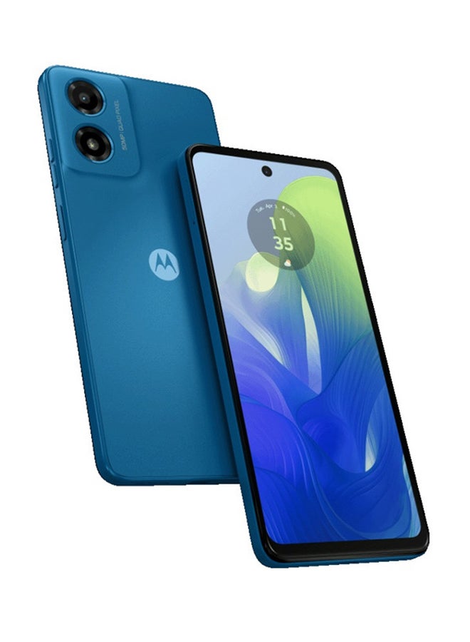 Motorola Moto G04s 4G Dual Sim Satin Blue 4GB RAM 64GB With Gift -  Middle East Version  - Image 2