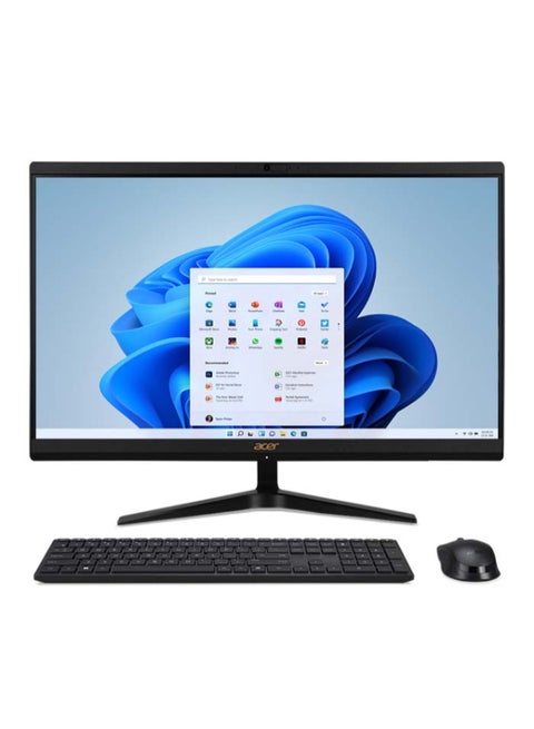 C24-1800 All-In-One Desktop With 23.8-Inch Display, Core i5-12450H Processor/8GB RAM/512GB SSD/Intel UHD Graphics/DOS(Without Windows) English/Arabic Black
