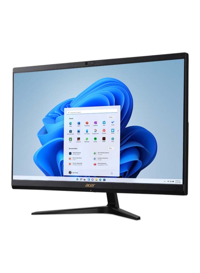 C24-1800 All-In-One Desktop With 23.8-Inch Display, Core i5-12450H Processor/8GB RAM/512GB SSD/Intel UHD Graphics/DOS(Without Windows) English/Arabic Black
