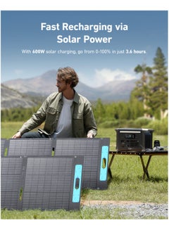 300 Ah Anker SOLIX F1500 Portable Power Station, 1800W Solar Generator, PowerHouse Design, 1536Wh Battery Generators for Home Use, LiFePO4 Power Station for Outdoor Camping and RVs (Solar Panel Optional) Black - pnsku/N70084934V/45/_/1718168451/157420cc-57c9-4a0a-a2fa-cb8d0a56185a