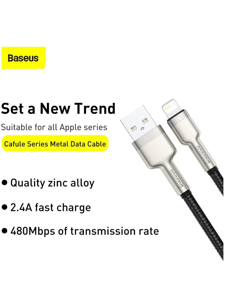 Short iPhone Charger Cable (0.25cm) Premium Nylon Braided Lightning Cables, iPhone Cable USB A to Lightning Cable for iPhone 14/14 Pro 14 pro Max, iPhone 8-14 All Series SE2/iPad for Car Black