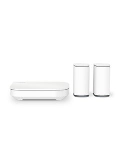 LINKSYS Velop Micro Mesh WiFi 6 Router + Node Dual Band AX3000 Bundle| Cognitive Mesh System with 2.5 Gbps Speed, Simple Set-up, Coverage up to 5,000 sq. ft. & up to 150+ Devices, 3-Pack | 1x Router, 2x Node White  - Image 2