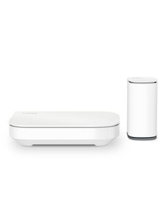 LINKSYS Velop Micro Mesh WiFi 6 Router + Node Dual Band AX3000 Bundle| Cognitive Mesh System with 2.5 Gbps Speed, Simple Set-up, Coverage up to 4,000 sq. ft. & up to 150+ Devices, 2-pack | 1x Router, 1x Node White  - Image 3