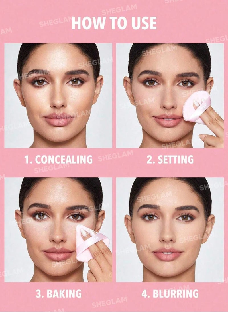 SHEGLAM - Insta-Ready Powder Puff Baby Pink - Image 1