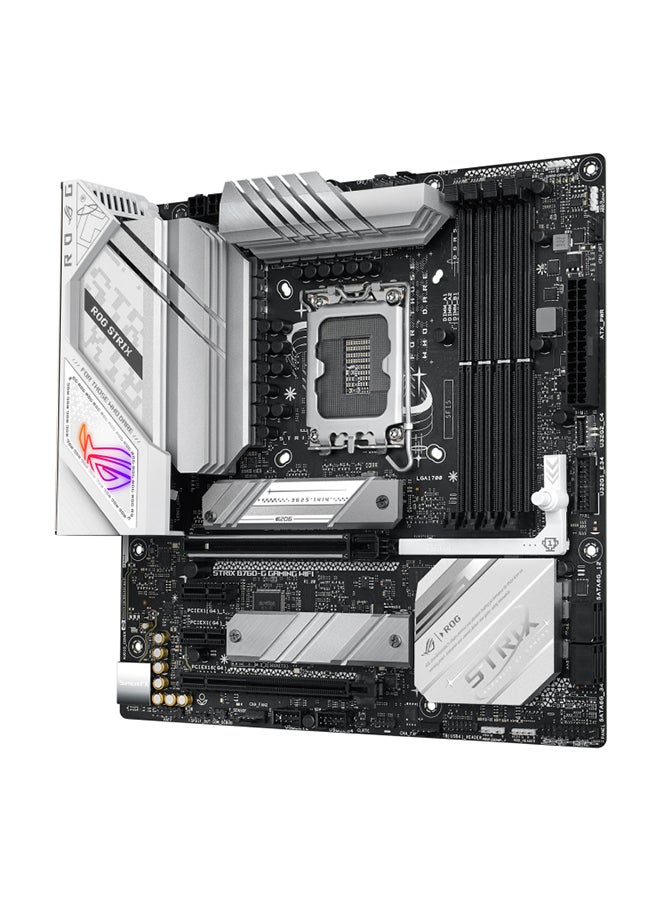 أسوس - لوحة أم ROG STRIX B760-G GAMING WIFI LGA1700، Intel B760، 4x DIMM DDR5، سعة قصوى تصل إلى 192 جيجابايت، Wi-Fi 6E | BT 5.3، 2x M.2، PCIe 5.0 x16، Intel 2.5Gb ETH، 1x DP | 1x HDMI | 90MB1EQ0-M0EAY0 - Image 1