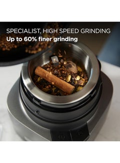 كينوود 2-in-1 Chopper + Grinder — 1000W Powerful Metal Grinder & Electric Chopper with Ever sharp Quad blades, 900ml Bowl Capacity, Dripper Pro & Spatula for Wet Chopping & Dry Grinding 500 ml 800 W CHP80.000SI Grey  - Image 3