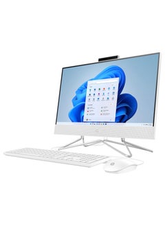 HP 200 G4 22 All-in-one Desktop With 21.5-Inch Display, Core i5-1235U Processor/8GB RAM/256GB SSD/Intel UHD Graphics/DOS(Without Windows) English/Arabic White  - Image 3