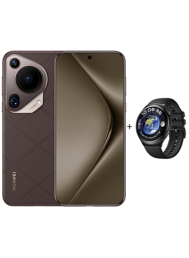 HUAWEI - Pura 70 Ultra Dual SIM Brown 16GB RAM 512GB 4G - Middle East Version With Watch 4 - Image 1