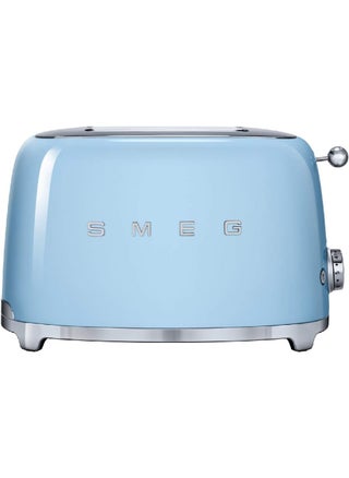 محمصة خبز Smeg TSF01PBUK، طراز ريترو 50's، 2 شريحة، 6 مستويات للتحمير، فتحات خبز واسعة، وظائف إزالة التجمد وإعادة التسخين، صينية فتات قابلة للإزالة، أزرق فاتح، ضمان لمدة سنة واحدة 100 W TSF01PBUK - pnsku/N70085054V/45/_/1718175700/2c94831c-e797-48a9-aa69-fa14a12a606d