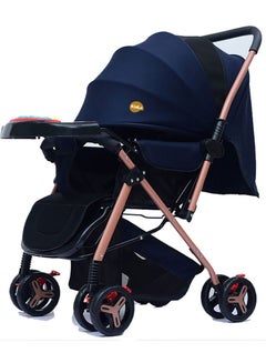 Kidle Baby Strollers, Two Way Push, Foldable Compact Travel Strollers, Pushchair with Storage Basket  - Image 1