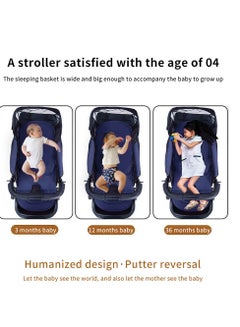 Kidle Baby Strollers, Two Way Push, Foldable Compact Travel Strollers, Pushchair with Storage Basket  - Image 4