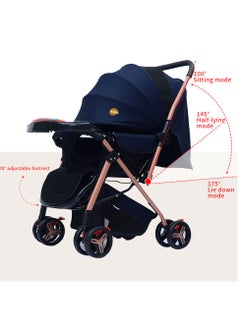 Kidle Baby Strollers, Two Way Push, Foldable Compact Travel Strollers, Pushchair with Storage Basket  - Image 5