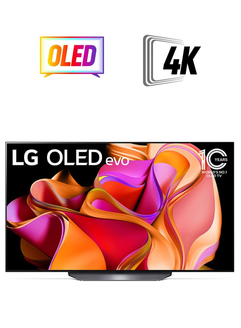 إل جي تلفزيون evo CS3 55 بوصة 4K ذكي 2023 مع جهاز تحكم سحري، HDR + 2.0CH Soundbar Plus بلوتوث، USB، راديو Fm مع 600W PMPO  - Image 1