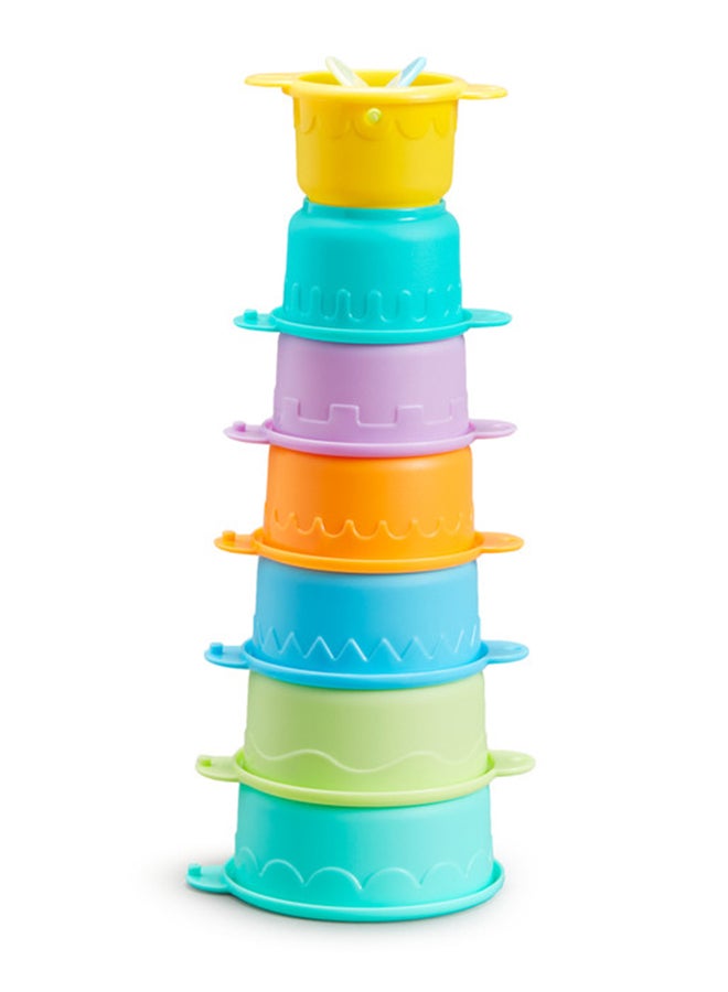مونشكين - صبغات الاستحمام Connect-A-Cup للأطفال من سن 9 أشهر فما فوق - Image 1