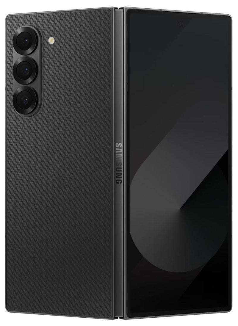 سامسونج جالكسي زد فولد 6 ثنائي الشريحة باللون الأسود وذاكرة وصول عشوائي سعة 12 جيجابايت وذاكرة داخلية سعة 256 جيجابايت ويدعم تقنية الجيل الخامس - إصدار الشرق الأوسط - Image 1