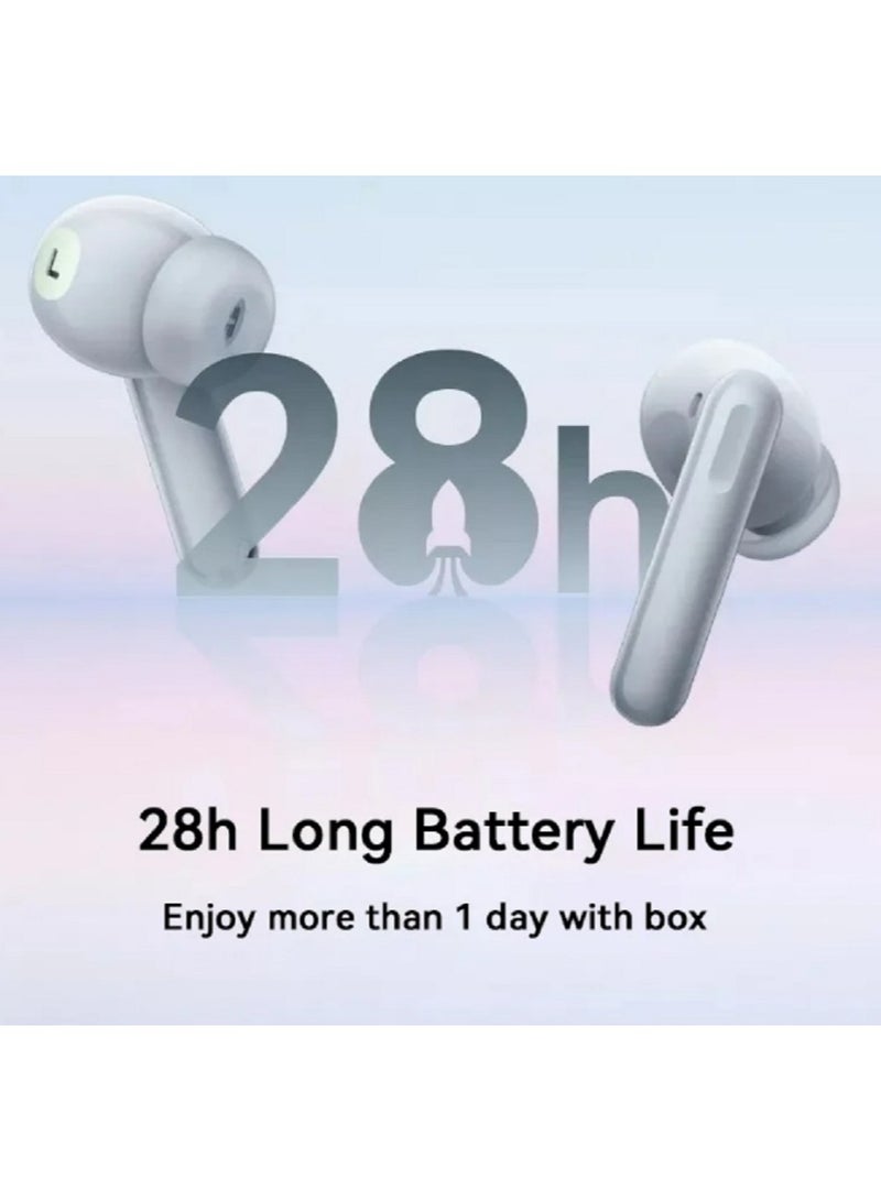 OPPO - Enco Air 2 Pro WhiteTWS Earphone Bluetooth 5.2 Active Noise Cancelling Wireless Headphone 28H Battery Life White - Image 1