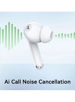 أوبو سماعة أذن Enco Air 2 Pro WhiteTWS بلوتوث 5.2 سماعة رأس لاسلكية بخاصية إلغاء الضوضاء النشطة وعمر بطارية 28 ساعة  - Image 5