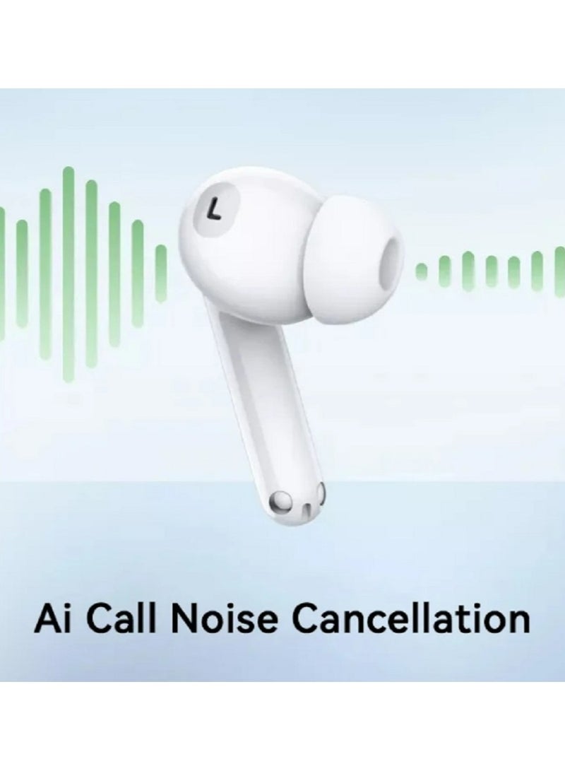 OPPO - Enco Air 2 Pro WhiteTWS Earphone Bluetooth 5.2 Active Noise Cancelling Wireless Headphone 28H Battery Life White - Image 1