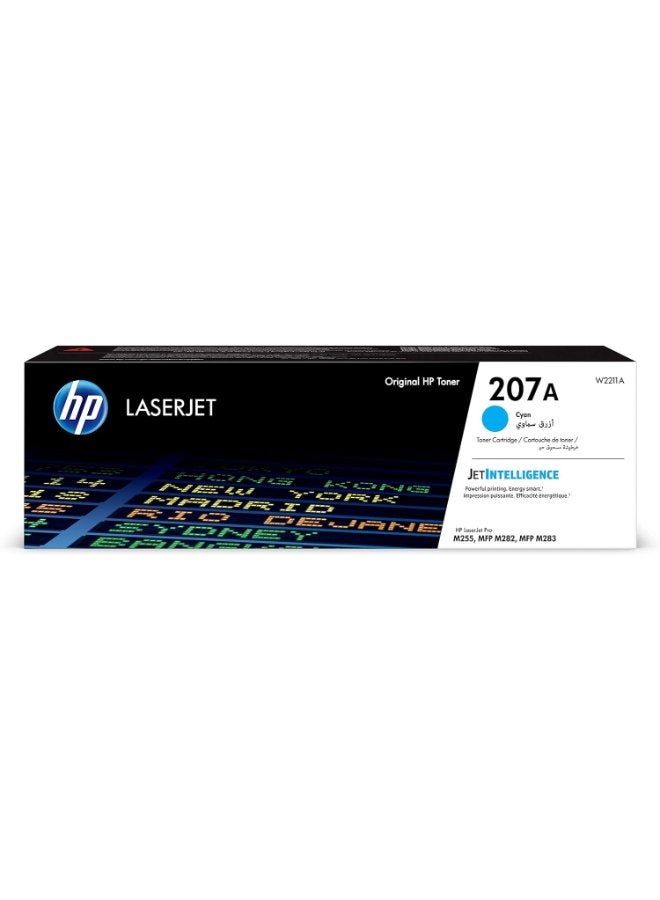 HP 207A LaserJet Toner Cartridge Cyan  - Image 1