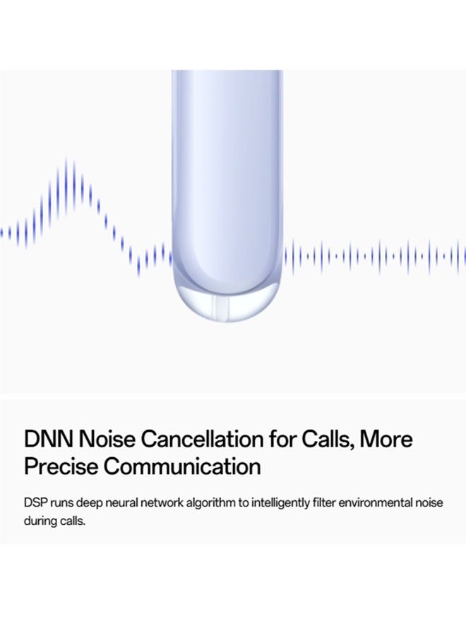 OPPO Enco Air 3 Purple Wireless Headphone Bluetooth 5.3 IP54 Dust And Water Resistance 13.4mm Large Composite Driver Purple  - Image 5