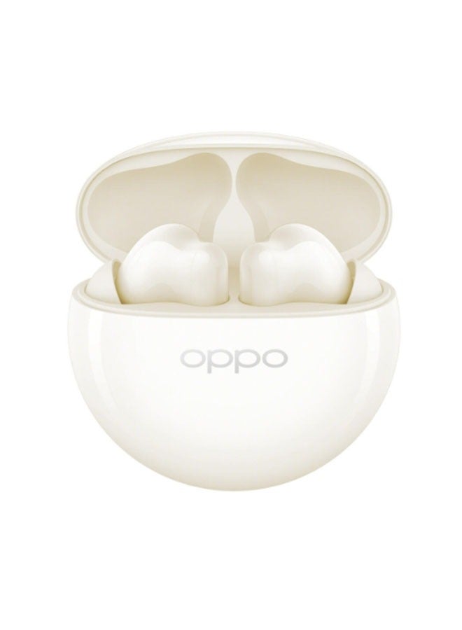OPPO - Enco Air 3i White TWS Earphone Bluetooth Wireless Earbuds AI Noise Cancelling Wireless Headphone 28Hour Battery White - Image 1