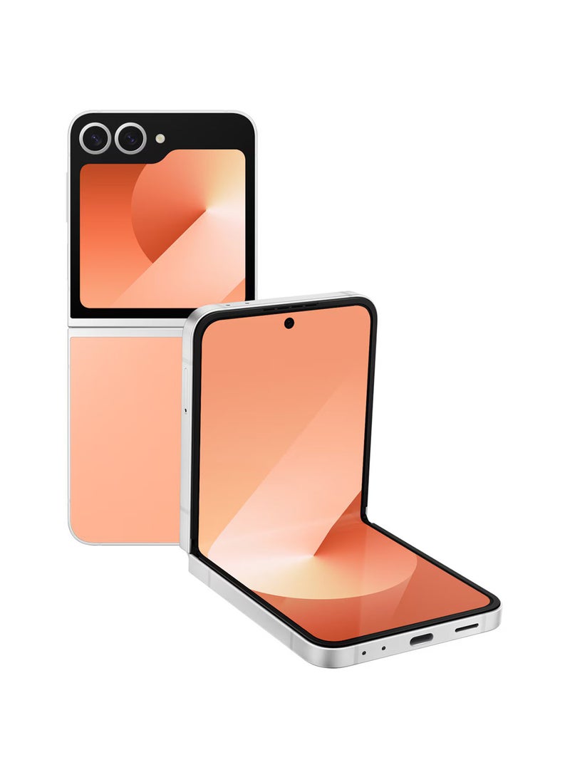 Samsung Galaxy Z Flip 6 Dual SIM Peach 12GB RAM 256GB 5G  - Middle East Version - Image 1