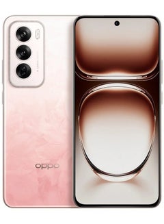 Reno12 AI Imaging Smartphone, 12GB RAM + 512GB Storage, Dimensity 8250 Star Speed Flagship Chip, Four-Curve Soft-Edge Straight Screen, Soft Peach China Version