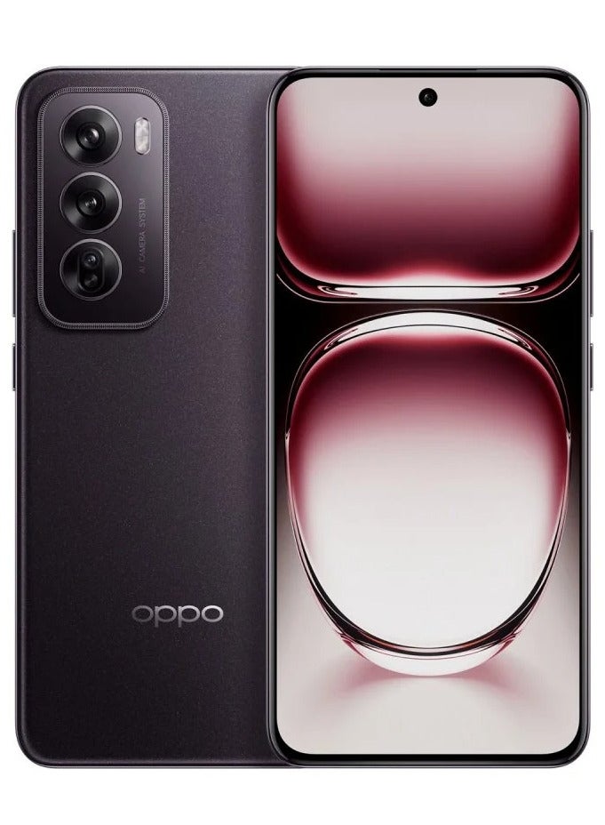OPPO - Oppo Reno 12 Dual SIM Matte Brown/ Black brown 12GB RAM 256GB 5G - International Version - Image 1