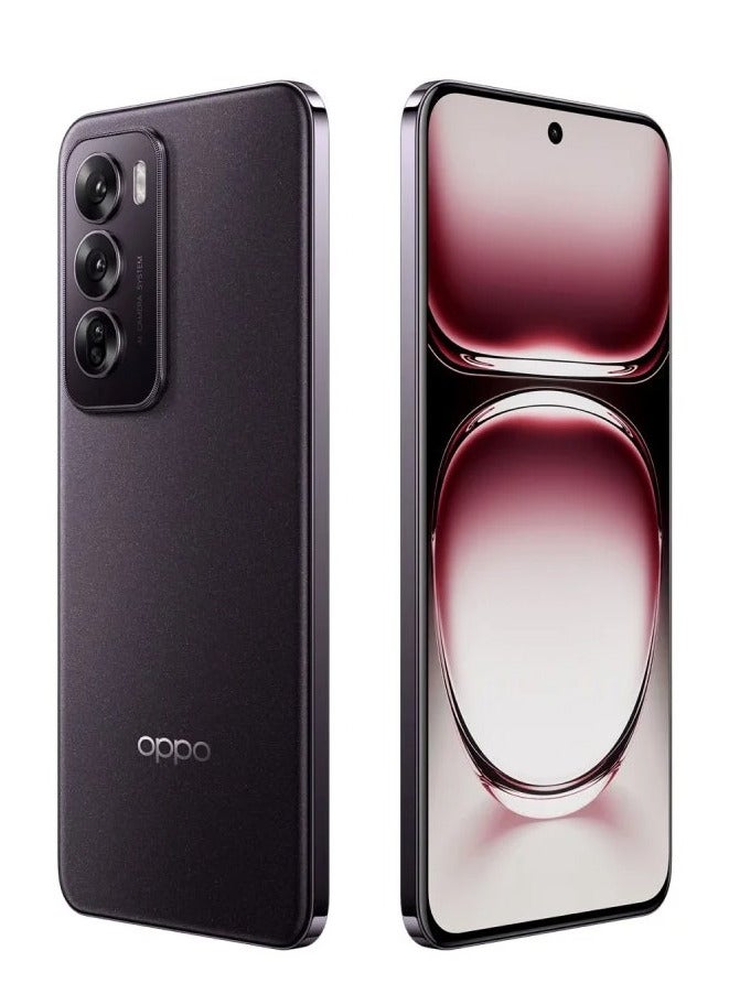 OPPO - Oppo Reno 12 Dual SIM Matte Brown/ Black brown 12GB RAM 256GB 5G - International Version - Image 1