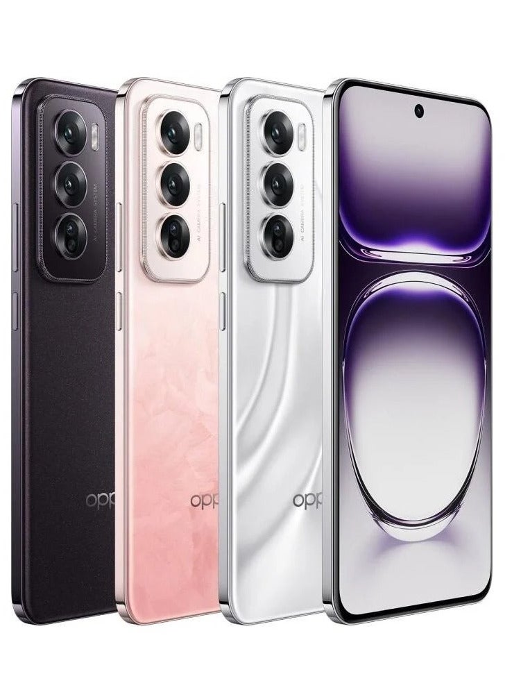 OPPO - Oppo Reno 12 Dual SIM Matte Brown/ Black brown 12GB RAM 256GB 5G - International Version - Image 1