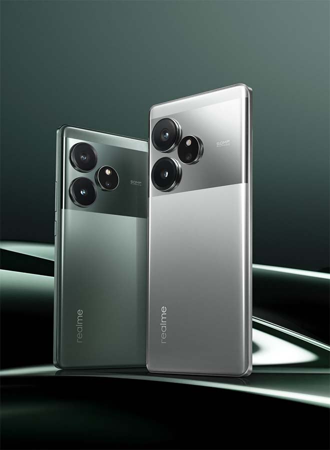 Buy realme GT6 Dual SIM Fluid Silver 12+12GB RAM 256GB 5G - Middle