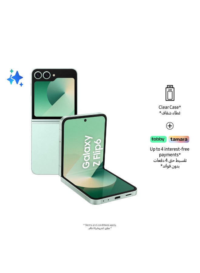 Galaxy Z Flip 6 Dual SIM Mint 12GB RAM 256GB 5G With Gift - Middle East Version 