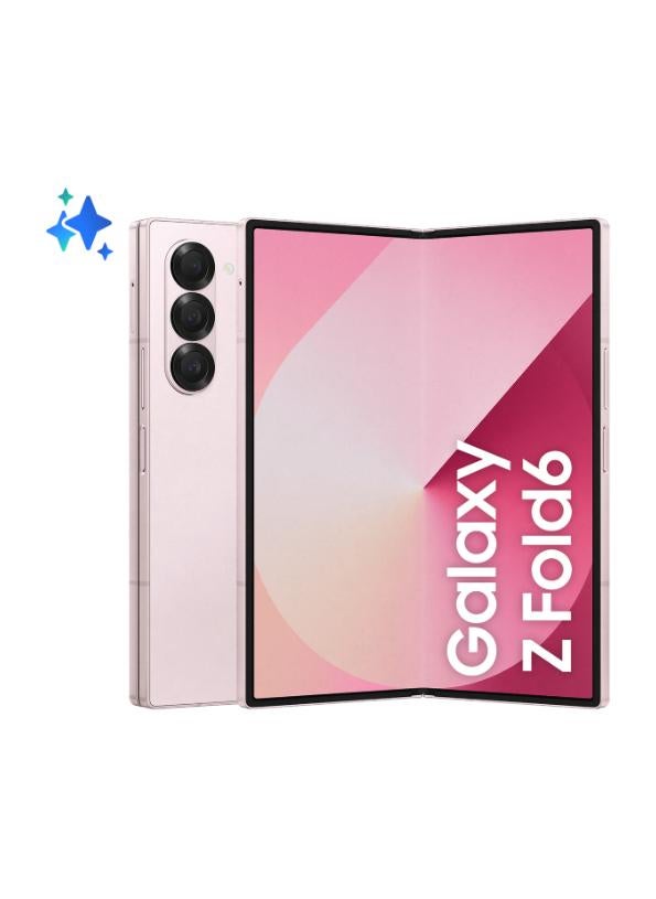 Samsung Galaxy Z Fold 6 Single SIM + eSIM Pink 12GB RAM 512GB 5G - Middle East Version - Image 1
