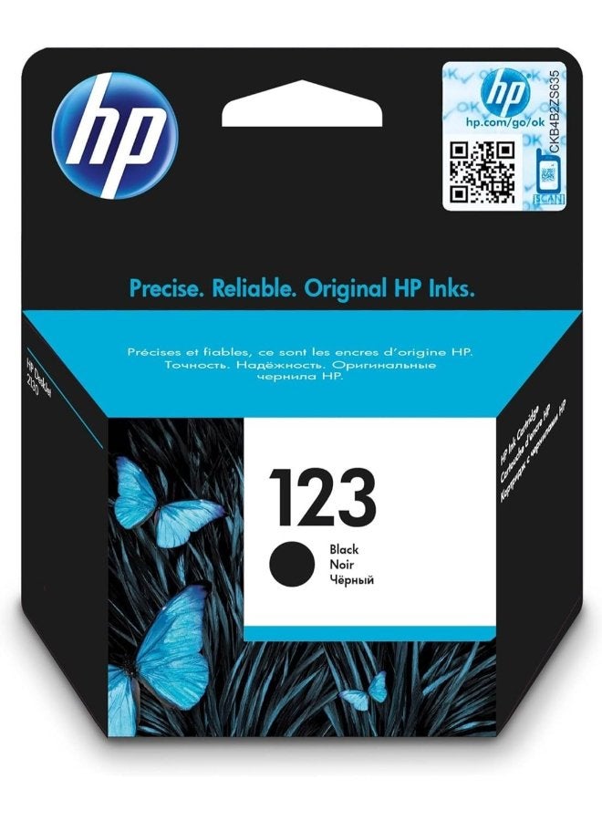 HP Cartridge 123 Black  - Image 1
