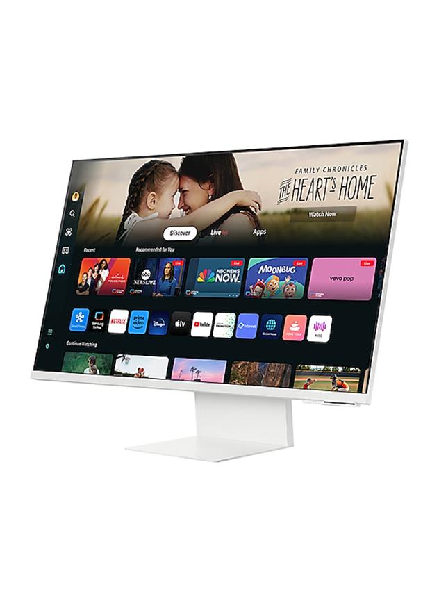 Samsung 32 inch M80D Smart Monitor, 4K UHD VA Display, 60Hz Refresh Rate, 4ms (GtG) Response Time, Wi-Fi 5 & BT 5.2 Connectivity, Built-In Speaker, Tizen Operating System | LS32DM801UMXUE White - Image 3