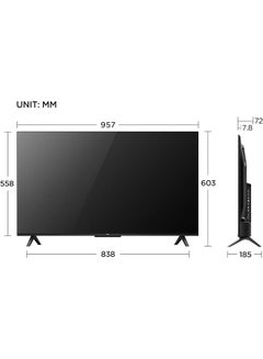 تلفزيون Google الذكي مقاس 43 بوصة بدقة 4K UHD، وتقنية HDR 10، وتقنية Dolby Audio، وتحسين الألوان الديناميكية، وتصميم معدني بدون إطار (موديل 2024) - pnsku/N70085423V/45/_/1718787165/df2536d5-b4aa-45e9-992c-113bbe2aa087