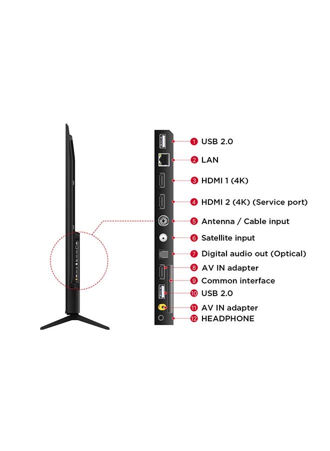 تي سي إل تلفزيون ذكي 4K UHD من Google مقاس 75 بوصة، HDR 10، صوت Dolby، تحسين الألوان الديناميكي، تصميم بدون إطار معدني (موديل 2024) - Image 4