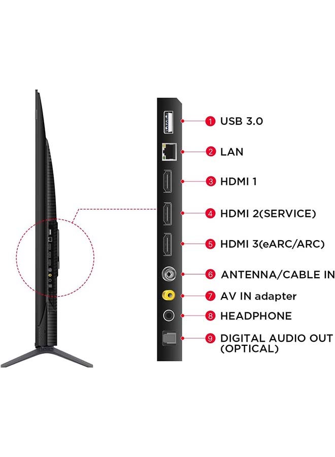 TCL 65 Inch 4K QLED Pro Smart Google TV, HDR 10+, Dolby Vision Atmos, 120Hz VRR+120Hz DLG, ONKYO 2.1ch, Slim & Uni-body Design (2024 Model) 65C655 Black 65C655 Black  - Image 4