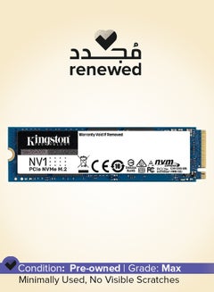 كينغستون Renewed - NV1 PCIe NVMe M.2 2280 Internal SSD, 250GB Capacity 250 GB  - Image 1