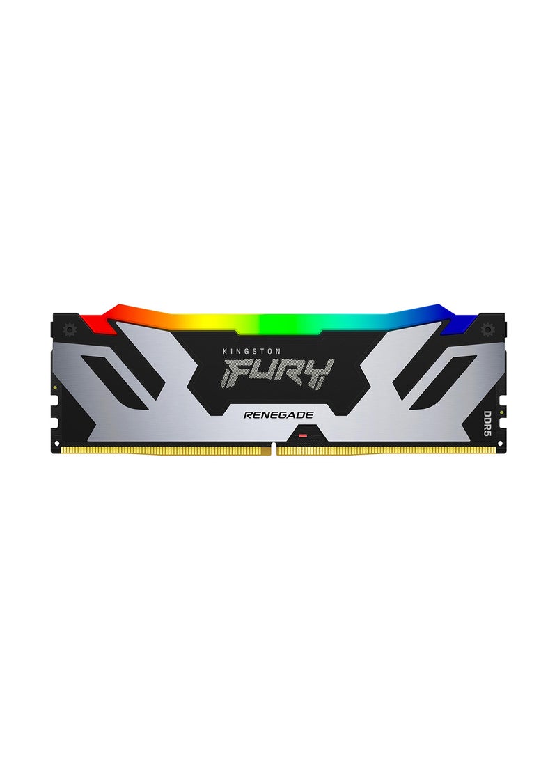 كينغستون ذاكرة سطح المكتب Fury Beast 64GB (2x32GB Kit) DDR5، 6000MT/s، زمن انتقال CL32 DIMM Cas، Intel XMP 3.0، تقنية المزامنة بالأشعة تحت الحمراء، استقرار رفع تردد التشغيل، أسود | KF560C32RSAK2-64  - Image 1
