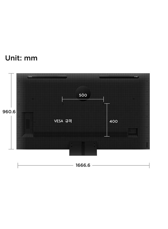TCL - Television 75 Inch Smart TV 4K QD-Mini LED HDR Google TV, 3500nits, ONKYO 2.2.2ch, 144Hz VRR+240Hz DLG, Imax Enhanced, Ultra-slim Design - 1 Year Warranty (2024 Model) 75C855 Black 75C855 Black - Image 1