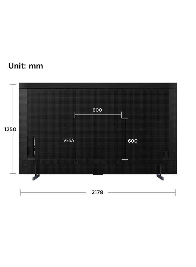 TCL - Television 98 Inch Smart TV 4K QD-Mini LED HDR  Google TV, 3500nits, ONKYO 2.2.2ch, 144Hz VRR+240Hz DLG, Imax Enhanced, Ultra-slim Design - 1 Year Warranty (2024 Model) 98C855 Black - Image 1