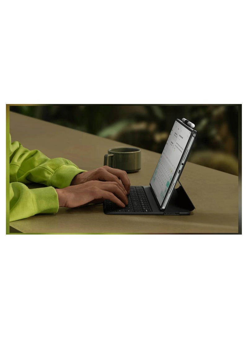 Xiaomi Redmi Pad Pro Keyboard (Arabic) | 2 Detachable Pen Holders | 64/65 Keyboard Layout | Fn Shortcut Key Combo | 760h Ultra-Long Standby Black  - Image 4