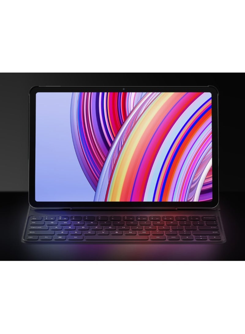 Xiaomi Redmi Pad Pro Keyboard (Arabic) | 2 Detachable Pen Holders | 64/65 Keyboard Layout | Fn Shortcut Key Combo | 760h Ultra-Long Standby Black  - Image 2